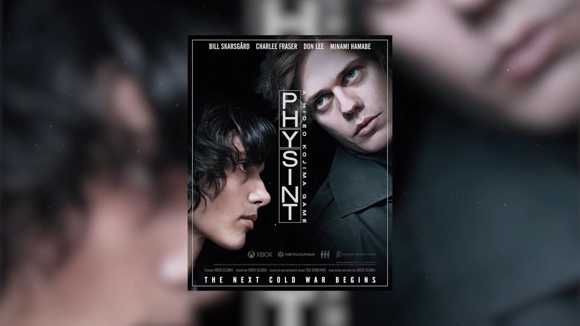 Hideo Kojima Names Bill Skarsgård as Physint Lead, Confirms Xbox Publishing