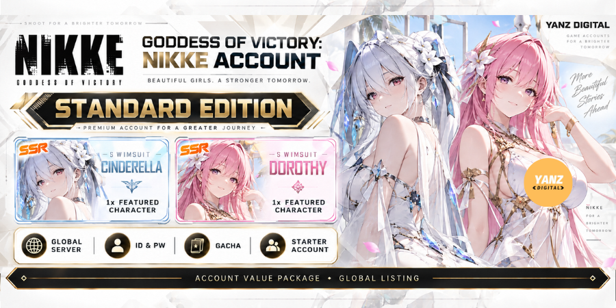 [全球] 账号 胜利女神：妮姬 | SSR 泳装灰姑娘 + 泳装多萝西