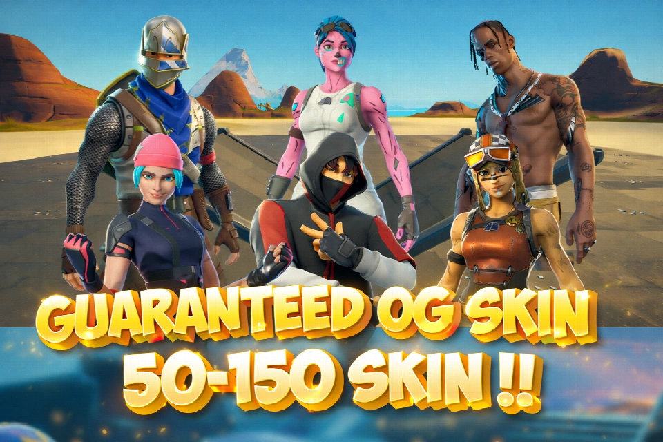 [PC/PSN/XBOX] +50 皮肤 | 保证 🔥 Travis Scott 🔥 Black Knight 🔥 IKONIK 🔥 Galaxy 🔥Merry Mint Axe 🔥OG Skull Trooper🔥Renegade Raider