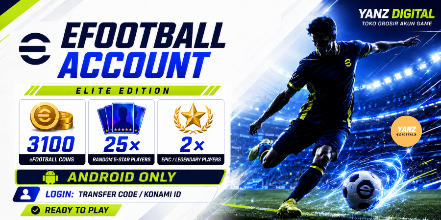 [Android] Account eFootball | 3100 Coins + 25 Players 5-Star + 2 Epic/Legend - Elite Edition