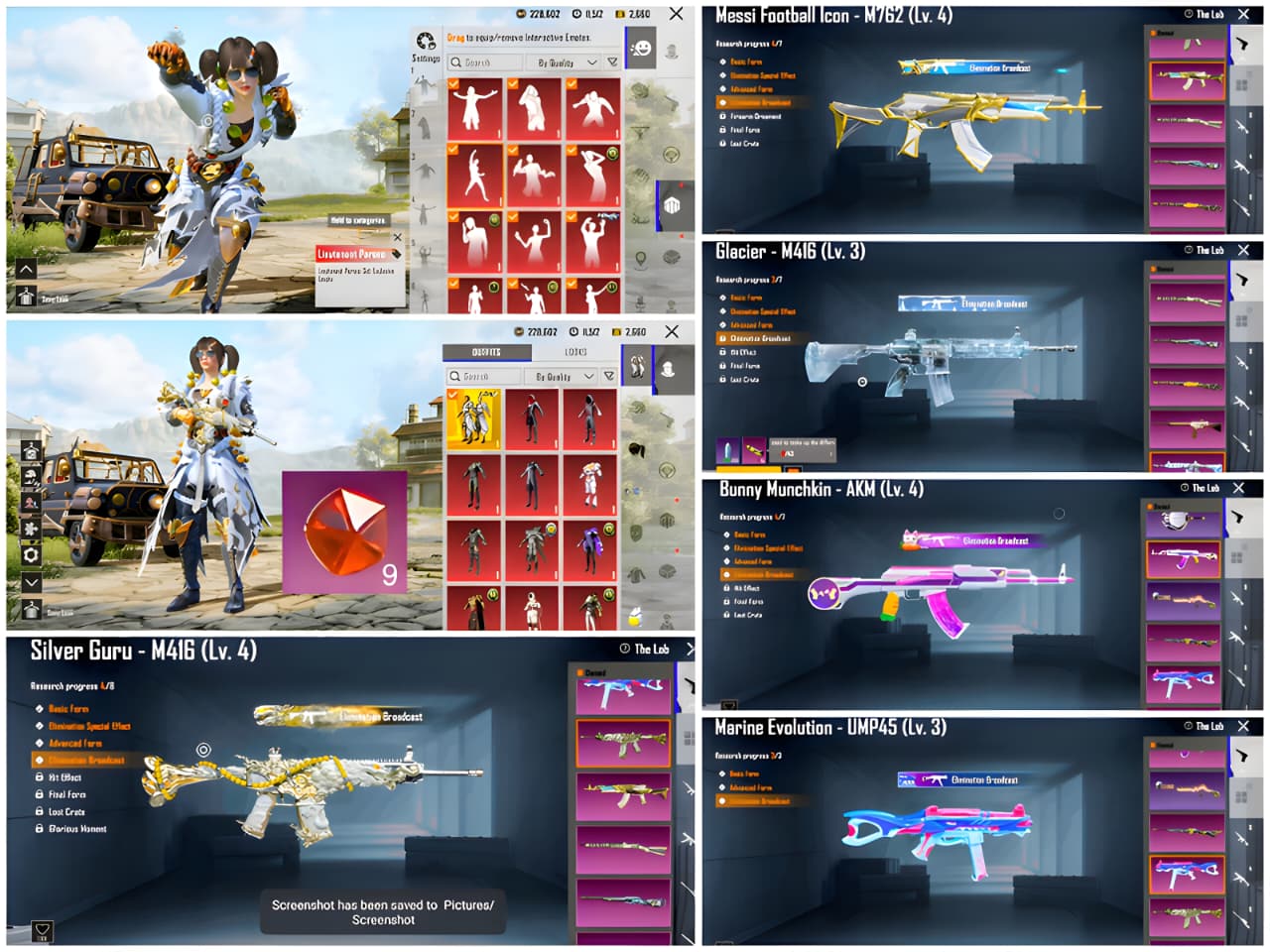 🔥 PUBG MOBILE 双人 M4 大师账号 🔥 👤 账号详情 🎯 账号等级:74 🏆 收藏等级:59 💎 80+ 神话物品 🏅 9 个徽章 👑 终极大师