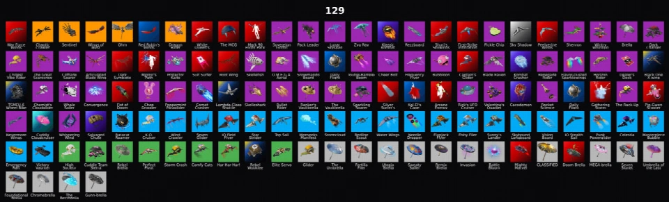 PC, PSN, XBOX 197皮肤 FA - DARTH VADER, GALAXY SCOUT, LEELA, MIYAKO, BENDER, TONY STARK, SABRINA CARPEENTER, GOKU BLACK, MORTY, DALI RK2