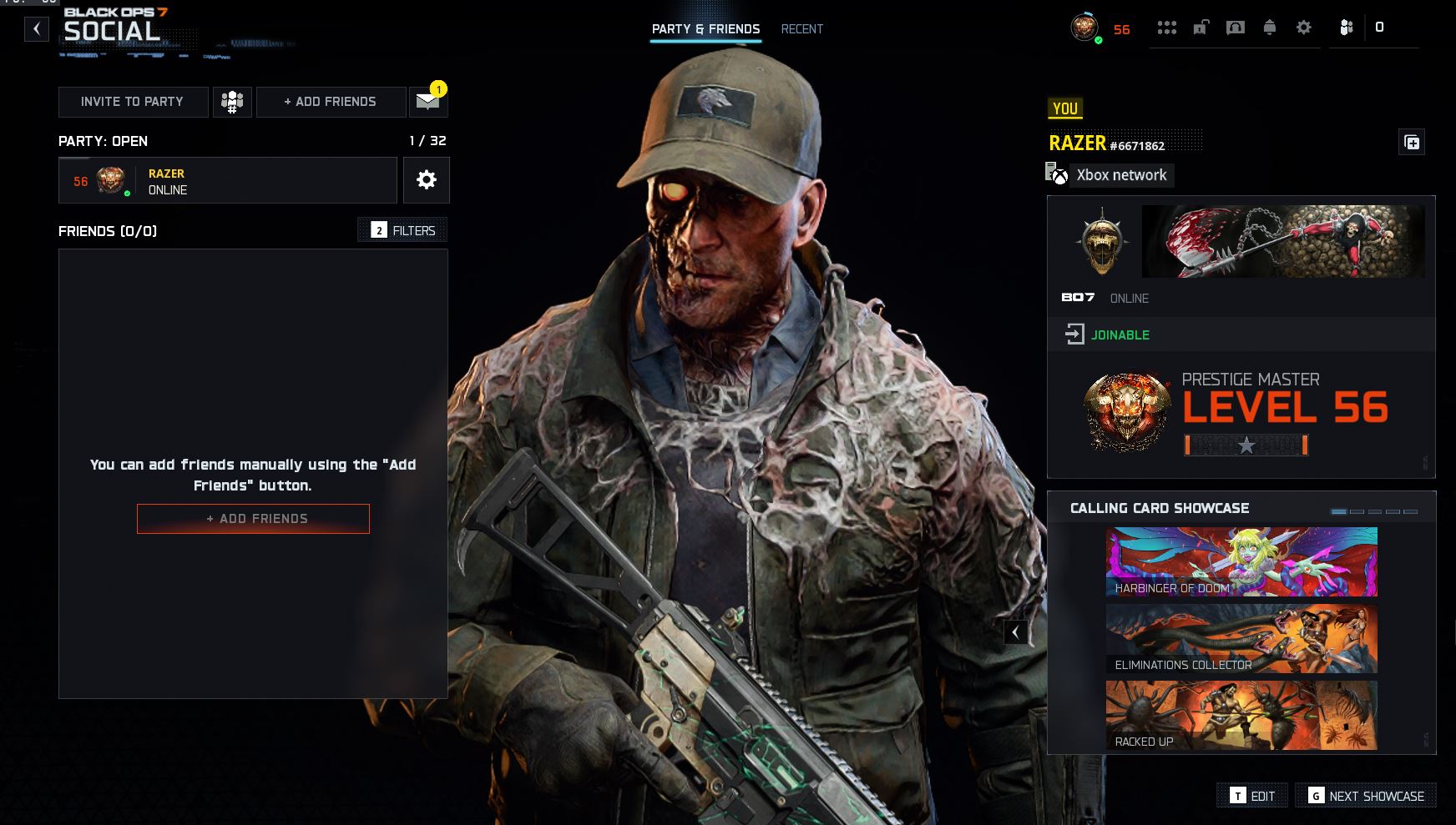 🔥 BO7 🔥 ✦ SINGULARITY & INFESTATION ✦ ✨ All Guns Unlocked ✨ 1000+ Camos 🎯 Prestige 6 🛠️ Hand-Grinded & Legit 🔓 Full Access 🎮 Steam • BNet • PSN