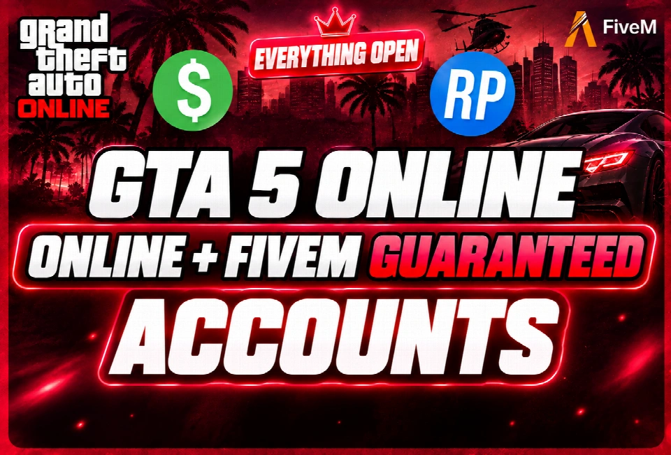 购买 Grand Theft Auto V Online + Fivem | 已验证卖家 GTA 5 V