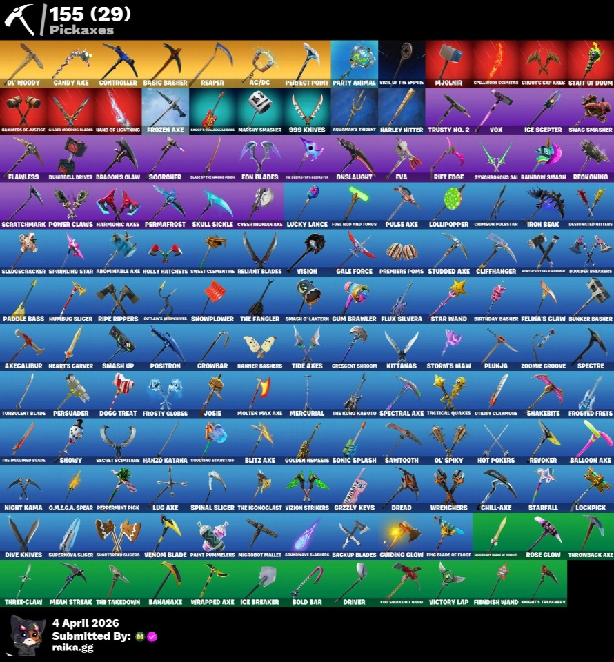 PC/PSN/Xbox/Nintendo 147皮肤 | OG STW | Black Knight | Sparkle Specialist | The Reaper | Blue Squire | Royale Knight | Elite Agent | Blue Team Leader