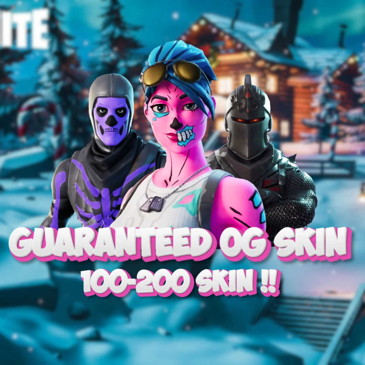 100% 其中之一 | Travis Scott | OG STW | IKONIK | Wildcat | Galaxy | OG Skull Trooper | Black Knight | The Reaper | Take The L | Merry Mint Axe