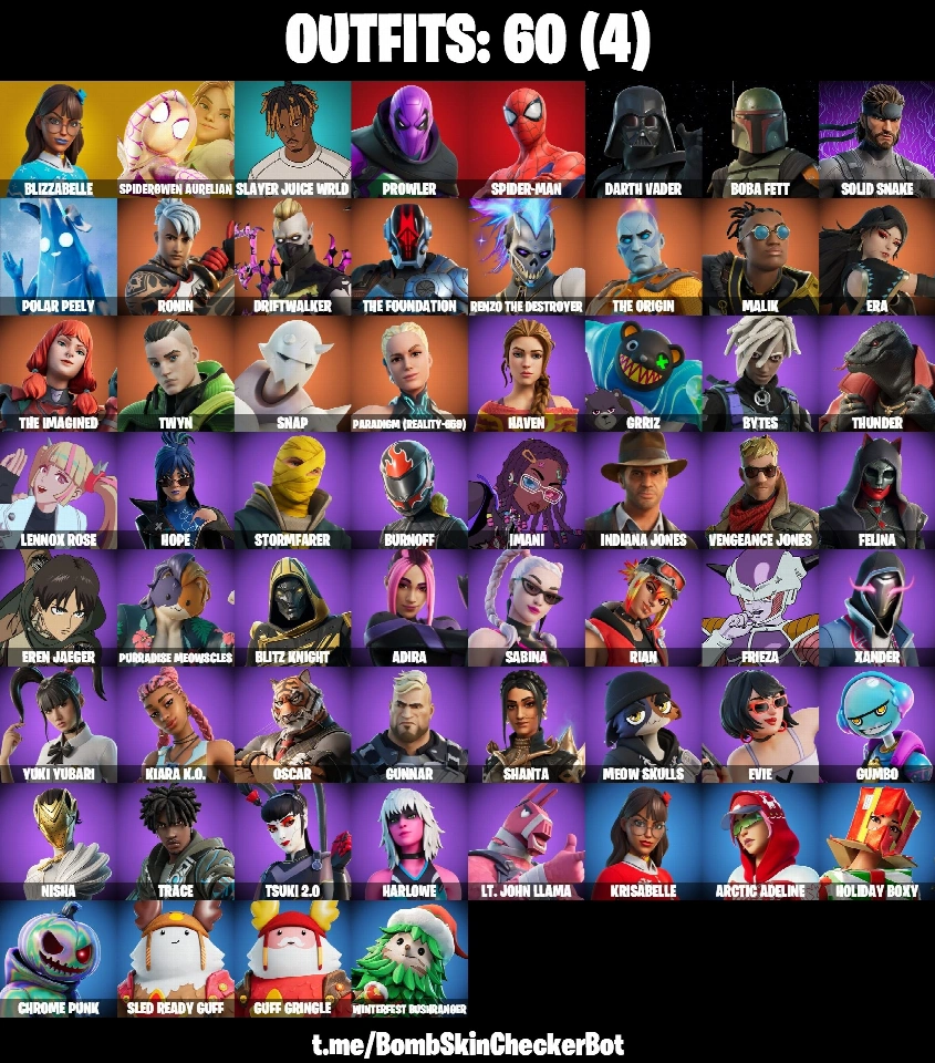 Fortnite 等级600+ 50皮肤 Master Chief 67镐 80背包 35表情 45滑翔伞 完全访问