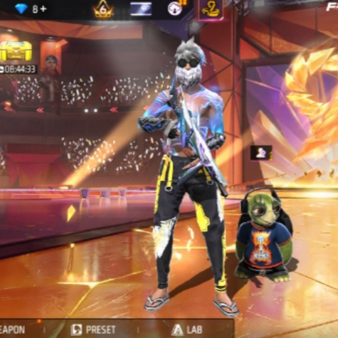 Free Fire 欧洲账号 | Prime 6 | 59级 | EVO枪械 | 完全访问