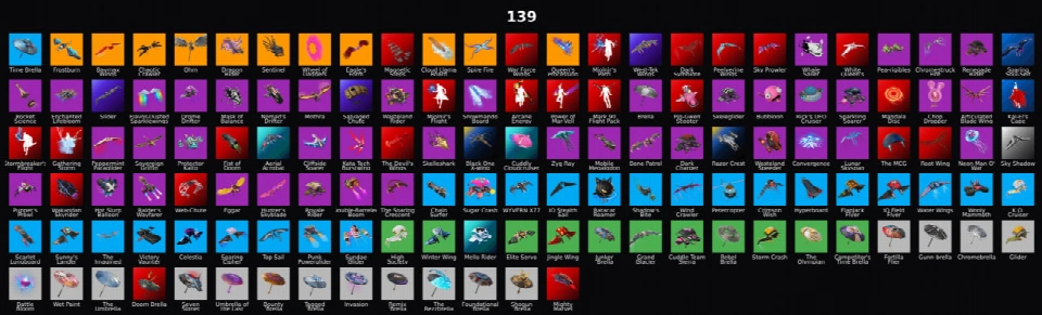 PC,PSN,XBOX 250 SKINS FA - GOKU,GALAXY SCOUT,BLAZE,HUNTER,TONY STARK,LARA CROFT,KNIGHT CONQUEROR,RICK,DOOM,THANOS,EDDIE BROCK,KO