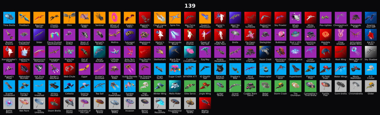PC,PSN,XBOX 250 SKINS FA - GOKU,GALAXY SCOUT,BLAZE,HUNTER,TONY STARK,LARA CROFT,KNIGHT CONQUEROR,RICK,DOOM,THANOS,EDDIE BROCK,KO