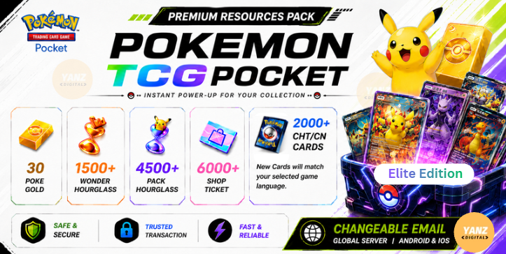 Pokemon TCG Pocket 账号 | 2000+ 卡牌 CHT/CN + 4500 包 HG + 1500+ 神奇交换 HG + 6000 票券 + 30 宝可梦金币