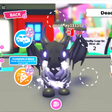 🔥Adopt Me💎绝版宠物👑FR 暗影龙