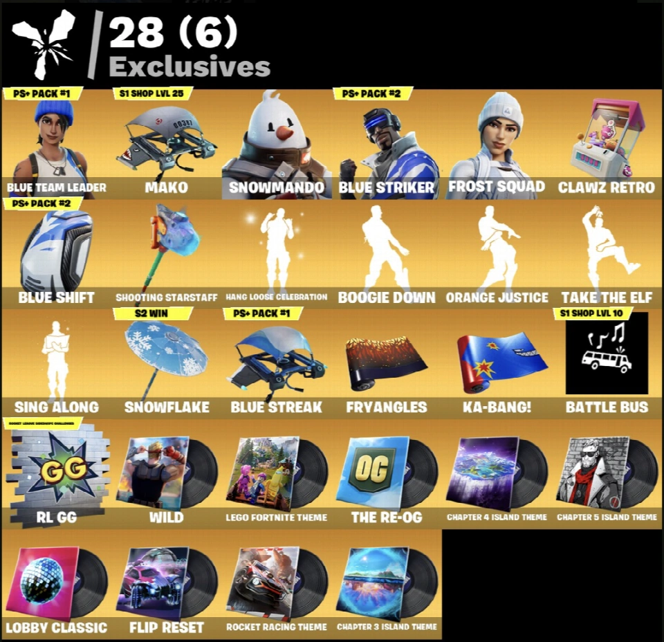 [3合1] / FN UPDATE EMAIL💎 35款皮肤 Blue Striker - Blue Team Leader - Mako - Snowflake | 完全访问 | 保修 | 2个礼物 🎁