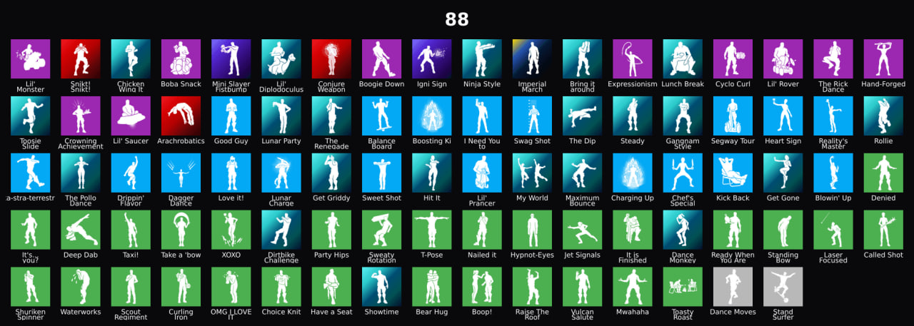 PC,PSN,XBOX 141 SKINS FA - MAJOR GLORY,BLAZE,GOKU,BACKLASH,GERALT,NARUTO,CARNAGE,SASUKE UCHICHA,CHUN-LI,DUDE,GLITCH RK2233