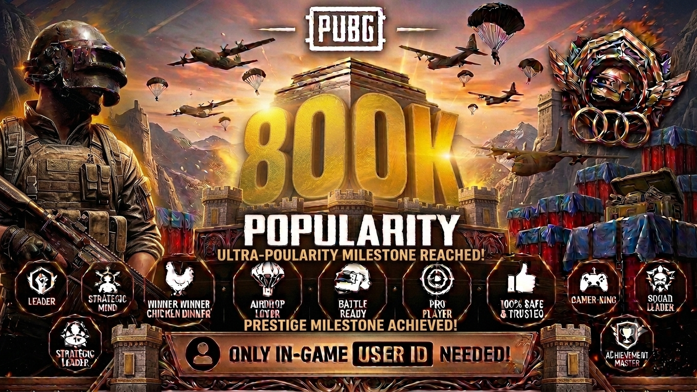 (MIX POPULARITY — 800K) — 只需游戏ID