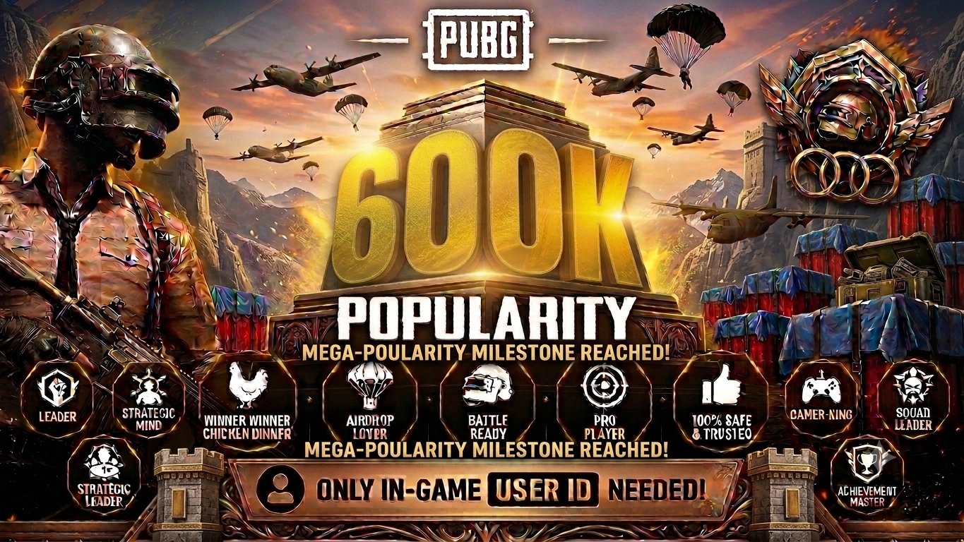 (MIX POPULARITY — 600K) — 只需游戏ID