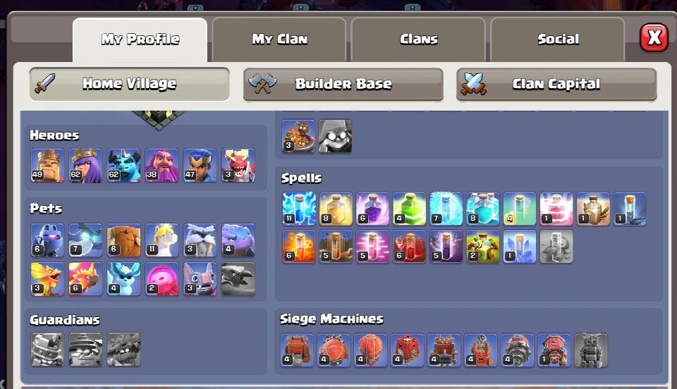 🔰LKR🔰TH17✦EXP 217⚔️英雄 49•62•62•38•47•3