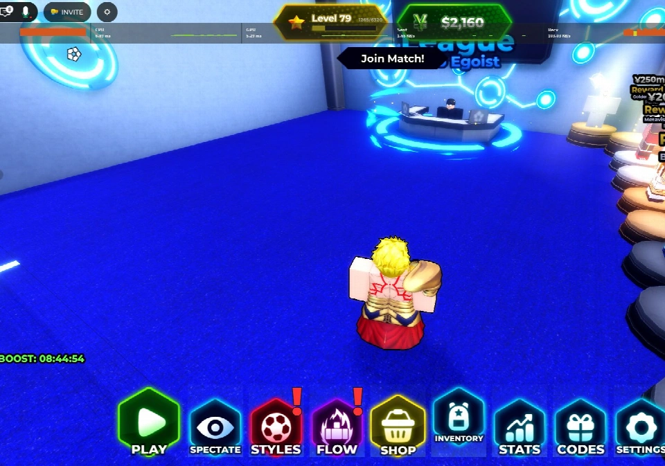 BB4 Roblox账号 4K+价值 Max Blox Fruits Blue Lock Rivals 语音聊天 完全访问