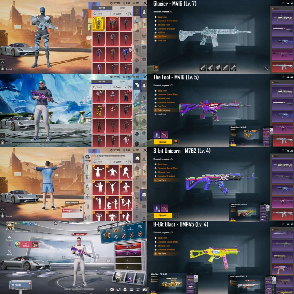 S4 旧账号 | M4 FOOL x GC 组合 | 木乃伊套装 | 神话跑车 | 旧 TDM 衬衫 PENT | 62 收藏 | S5 PONY OPN