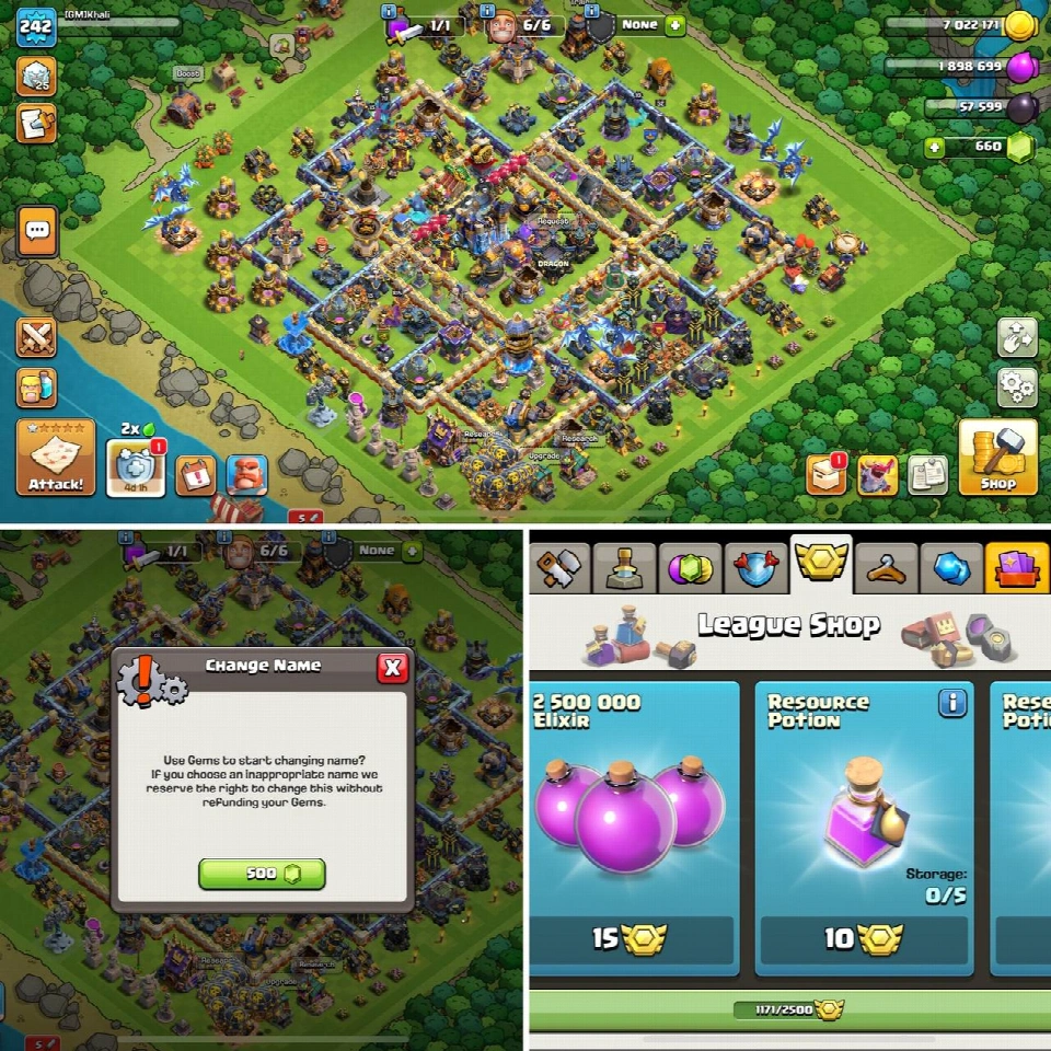 GLOBAL RANKED, ATB-5302, 2,200+ WS, 242 LEVEL, 11x EPIC &amp; MAX EQUIPMENT (55% LIMITED TIME OFF) TH18 NEAR MAX, NC YES | BH10 MAX