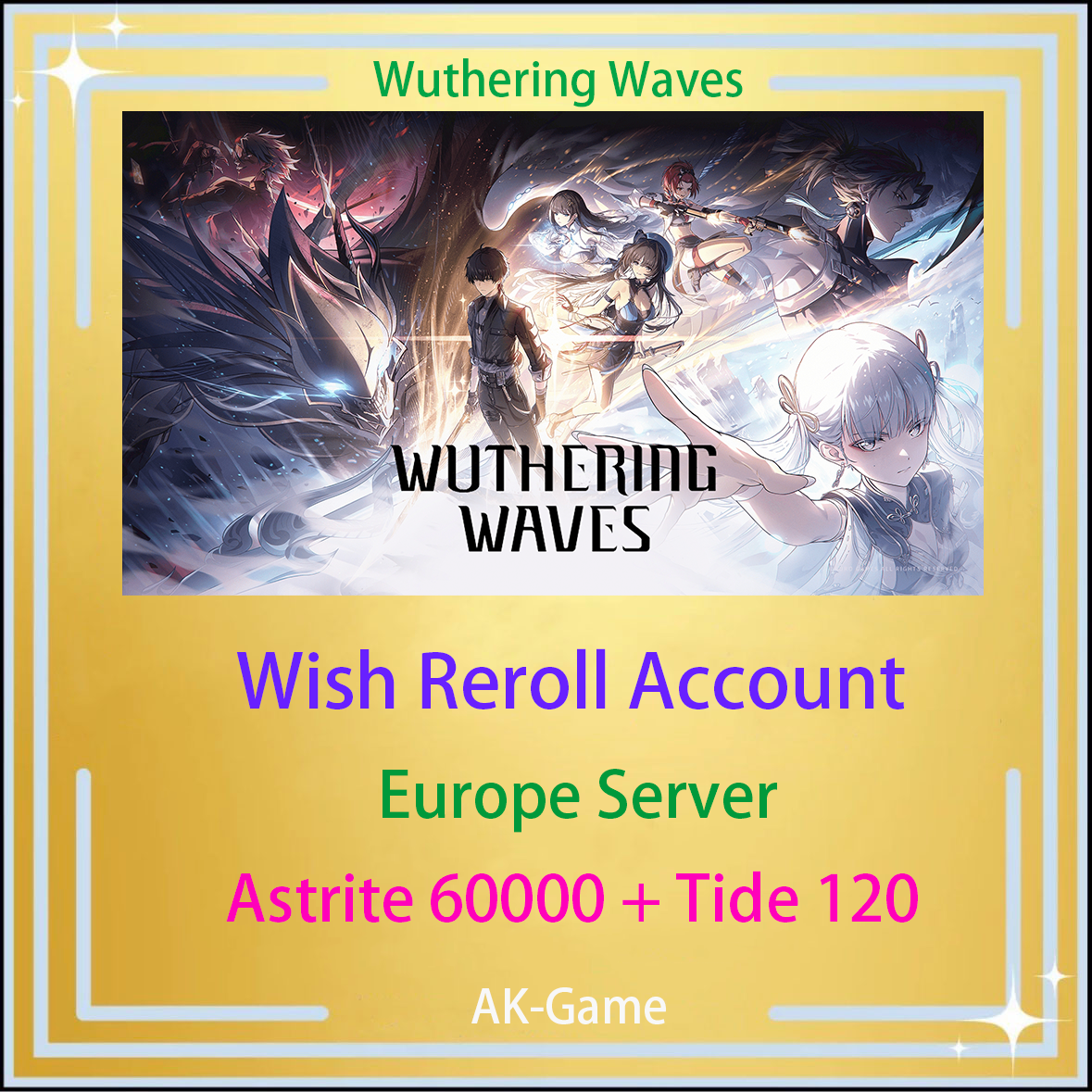🌏EU🔸Astrite 64000🔹Lustrous Tide 120🔸Radiant Tide 6🔹Male or Female Protagonist🕹️iOS/Android/PC/Xbox/PS🎁Wish Reroll Acc