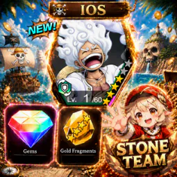 2 EX 👑 Luffy 👑 Rob Lucci 💎 5000宝石 ✨ 1000金币碎片 🎮 仅限IOS