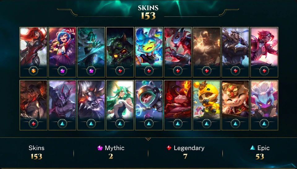 [LOL] ✮ ✮ 173 位英雄💎 110 款皮肤 ✮ 等级 1312 ✮ 白银 III ✮ 497K 蓝色精萃 ✮ 完全访问 ✮ 2 份免费礼物🎁