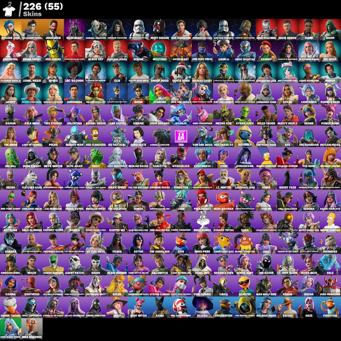 🌟 Premium Personal Epic Games Account | 226 Skins | Save the World | Rare DbD + RDR2 | Trusted Seller 🌟